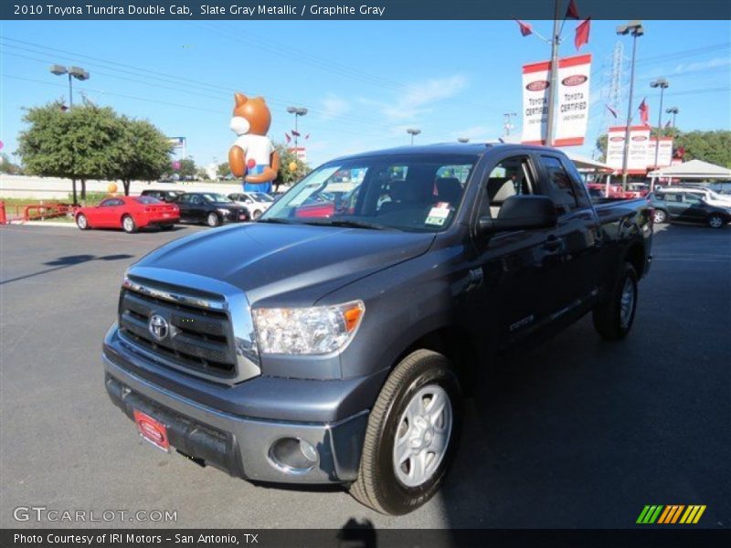 Slate Gray Metallic / Graphite Gray 2010 Toyota Tundra Double Cab