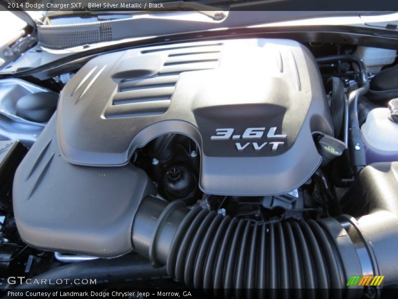 Billet Silver Metallic / Black 2014 Dodge Charger SXT