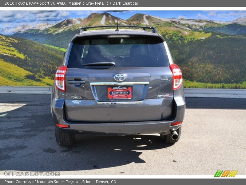 Magnetic Gray Metallic / Dark Charcoal 2010 Toyota RAV4 Sport V6 4WD