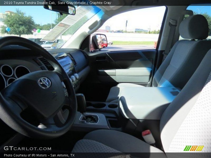 Slate Gray Metallic / Graphite Gray 2010 Toyota Tundra Double Cab