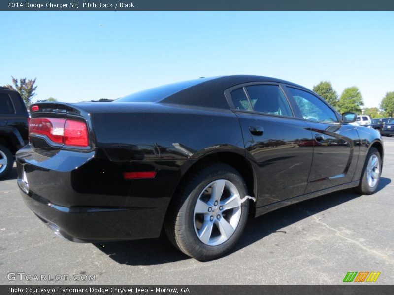 Pitch Black / Black 2014 Dodge Charger SE
