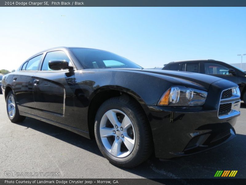 Pitch Black / Black 2014 Dodge Charger SE