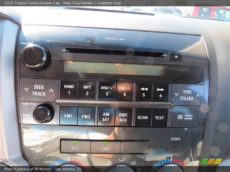 Slate Gray Metallic / Graphite Gray 2010 Toyota Tundra Double Cab