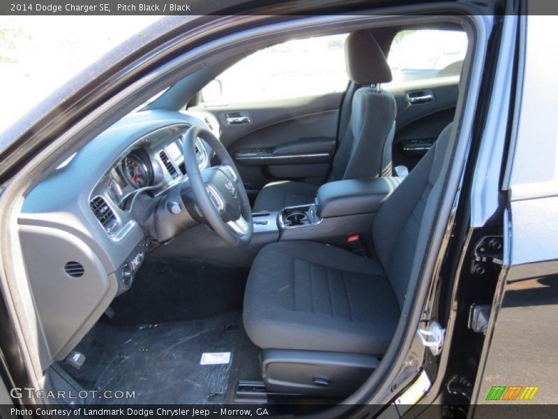 Pitch Black / Black 2014 Dodge Charger SE