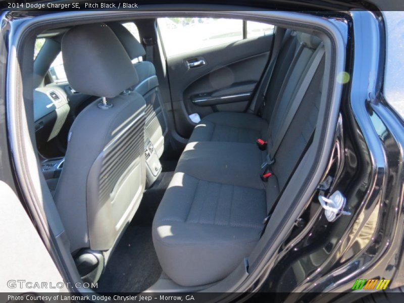Pitch Black / Black 2014 Dodge Charger SE