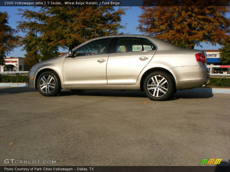 Wheat Beige Metallic / Pure Beige 2006 Volkswagen Jetta 2.5 Sedan
