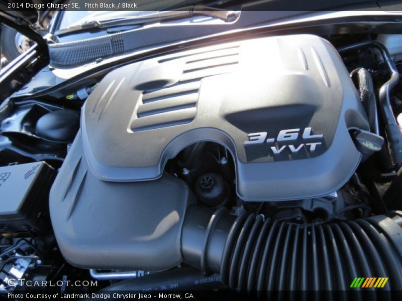 Pitch Black / Black 2014 Dodge Charger SE