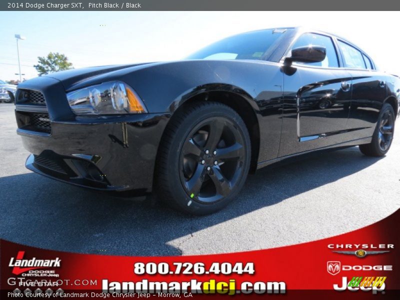 Pitch Black / Black 2014 Dodge Charger SXT