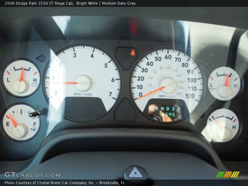  2008 Ram 1500 ST Mega Cab ST Mega Cab Gauges