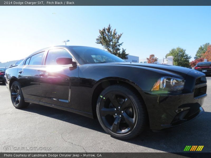 Pitch Black / Black 2014 Dodge Charger SXT