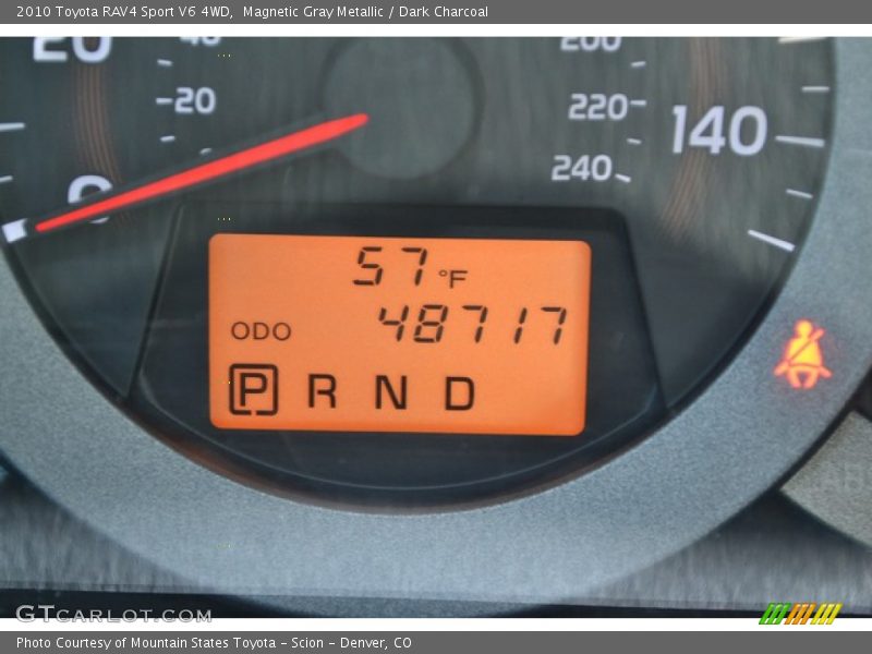 Magnetic Gray Metallic / Dark Charcoal 2010 Toyota RAV4 Sport V6 4WD