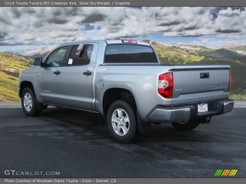 Silver Sky Metallic / Graphite 2014 Toyota Tundra SR5 Crewmax 4x4