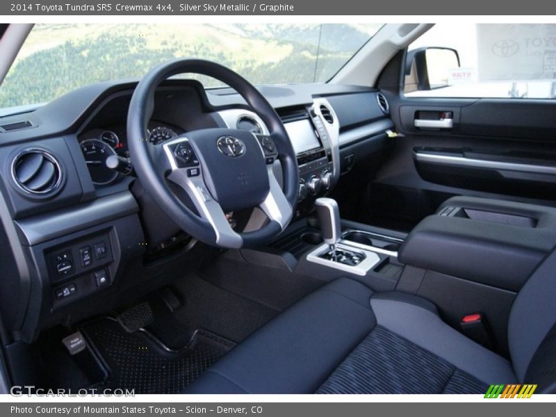 Silver Sky Metallic / Graphite 2014 Toyota Tundra SR5 Crewmax 4x4