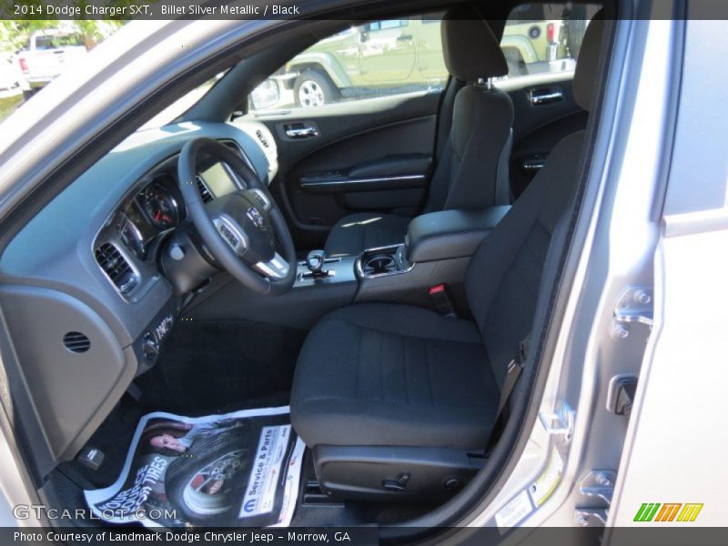 Billet Silver Metallic / Black 2014 Dodge Charger SXT