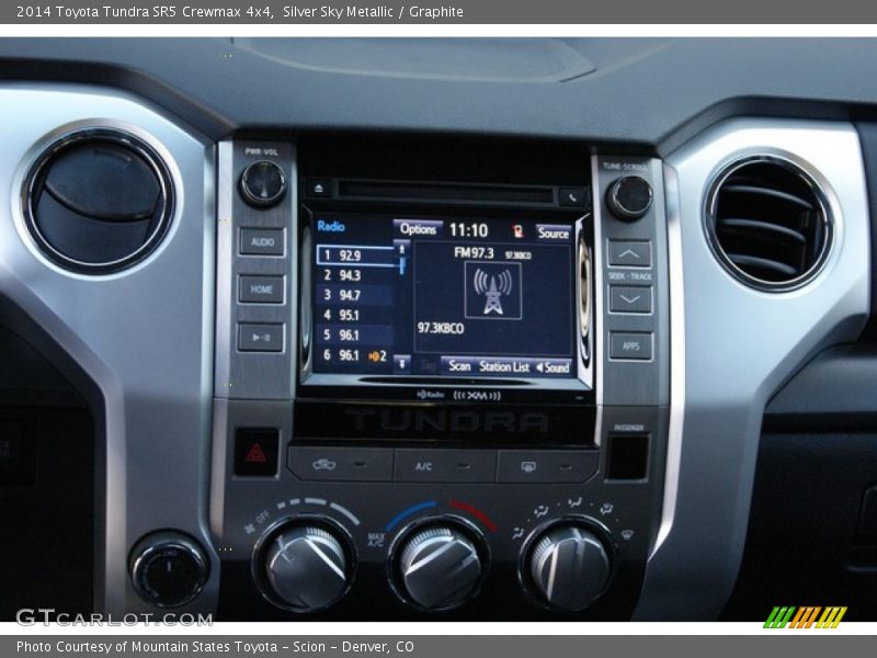 Silver Sky Metallic / Graphite 2014 Toyota Tundra SR5 Crewmax 4x4