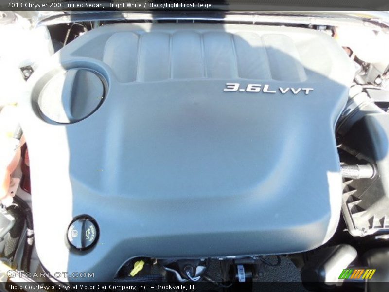 Bright White / Black/Light Frost Beige 2013 Chrysler 200 Limited Sedan