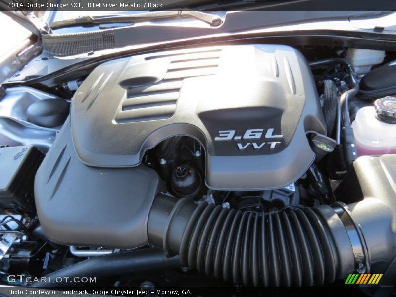 Billet Silver Metallic / Black 2014 Dodge Charger SXT