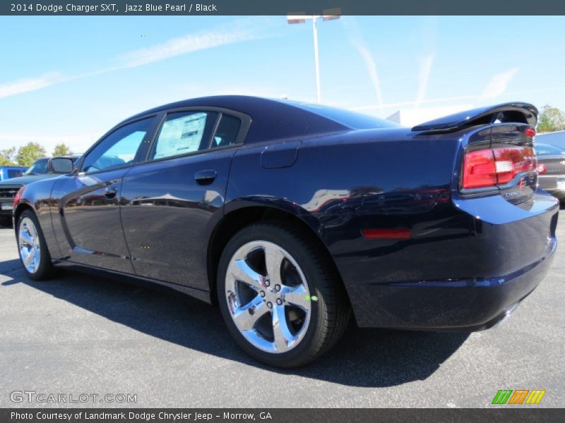 Jazz Blue Pearl / Black 2014 Dodge Charger SXT