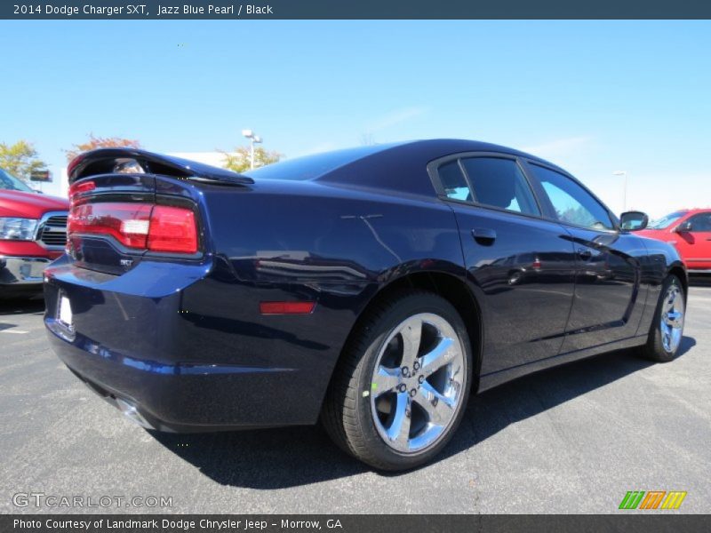 Jazz Blue Pearl / Black 2014 Dodge Charger SXT