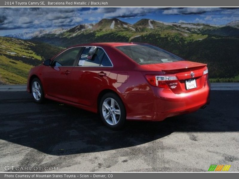 Barcelona Red Metallic / Black/Ash 2014 Toyota Camry SE
