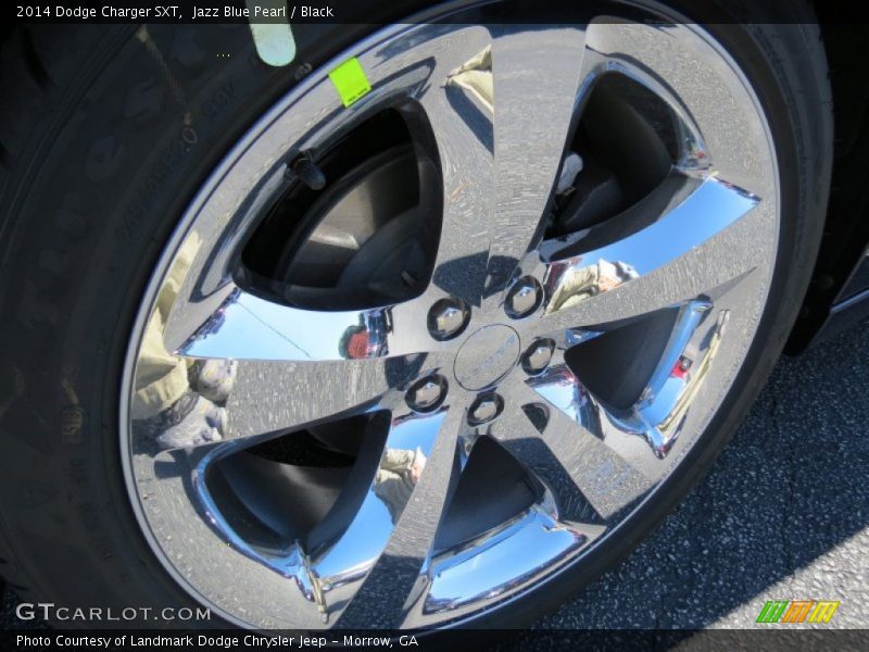 Jazz Blue Pearl / Black 2014 Dodge Charger SXT