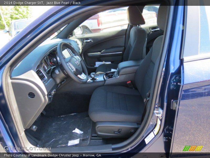Jazz Blue Pearl / Black 2014 Dodge Charger SXT