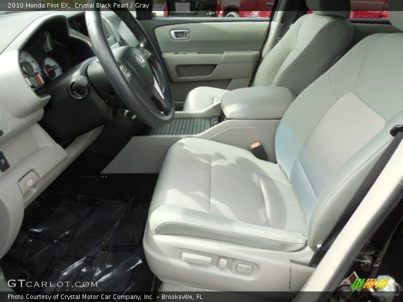 Crystal Black Pearl / Gray 2010 Honda Pilot EX