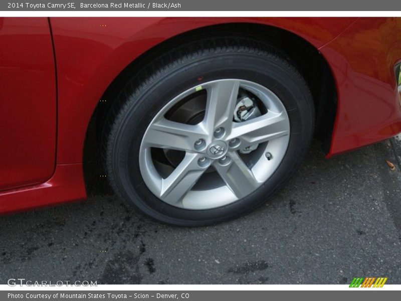 Barcelona Red Metallic / Black/Ash 2014 Toyota Camry SE