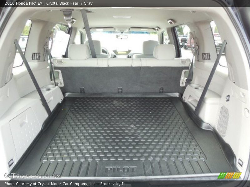 Crystal Black Pearl / Gray 2010 Honda Pilot EX