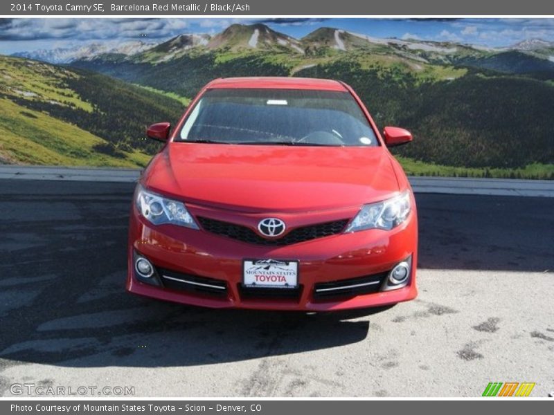 Barcelona Red Metallic / Black/Ash 2014 Toyota Camry SE