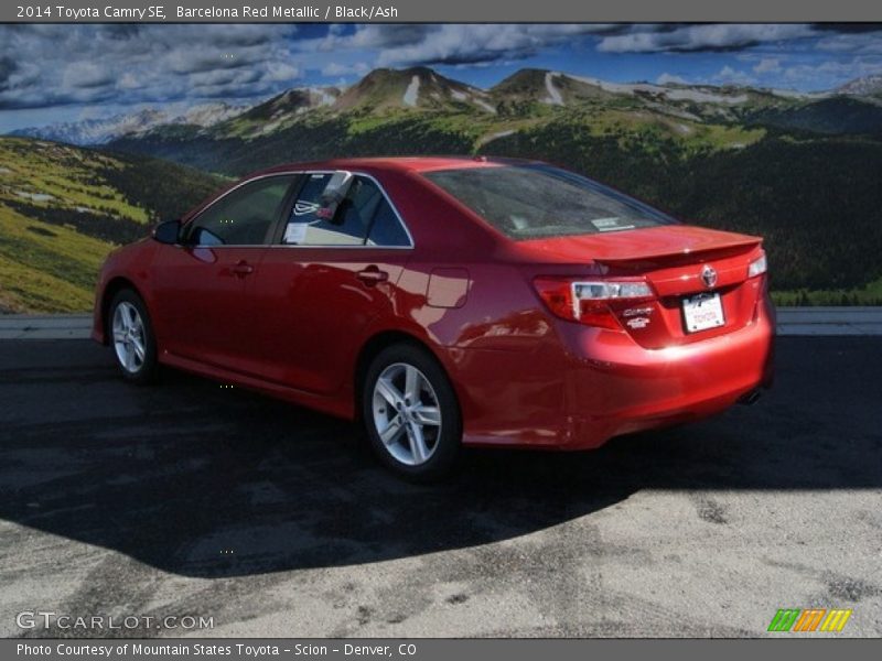 Barcelona Red Metallic / Black/Ash 2014 Toyota Camry SE