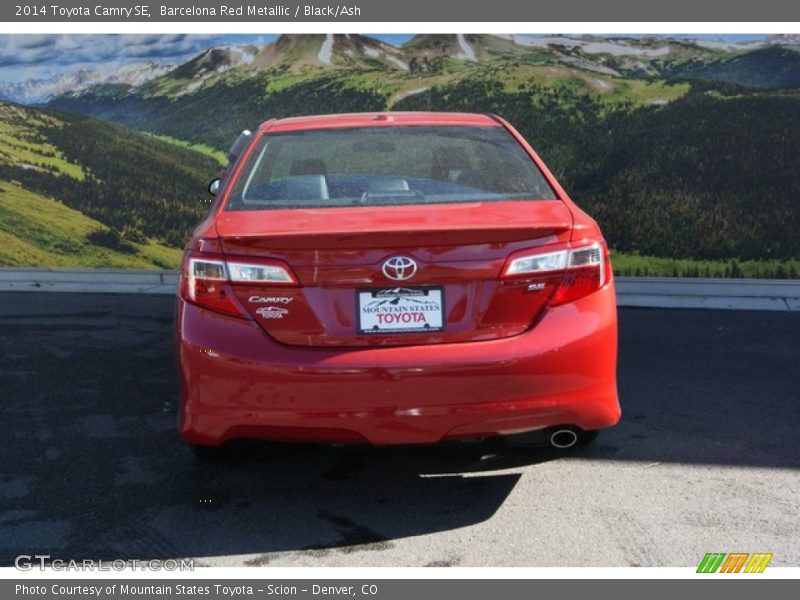 Barcelona Red Metallic / Black/Ash 2014 Toyota Camry SE
