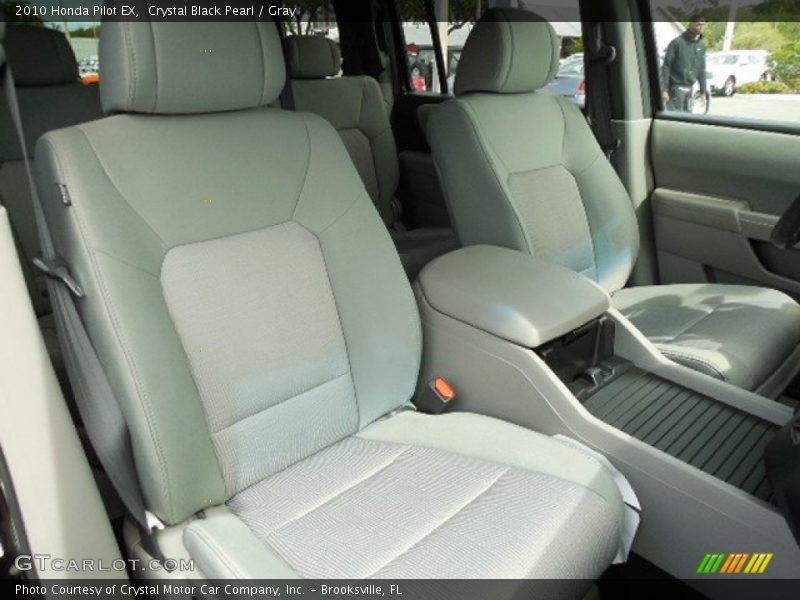 Crystal Black Pearl / Gray 2010 Honda Pilot EX