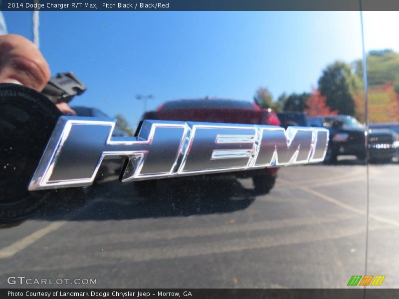 Pitch Black / Black/Red 2014 Dodge Charger R/T Max