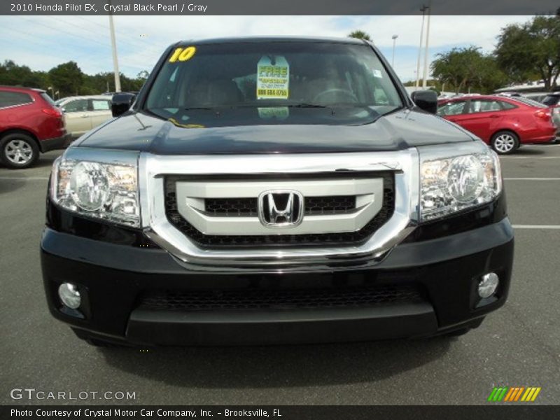 Crystal Black Pearl / Gray 2010 Honda Pilot EX