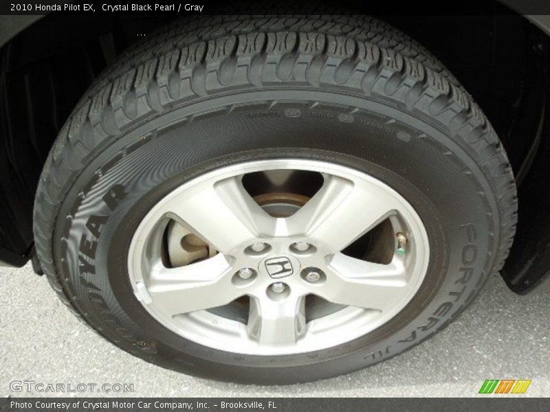 Crystal Black Pearl / Gray 2010 Honda Pilot EX
