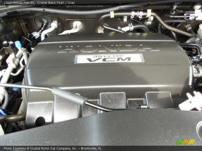 Crystal Black Pearl / Gray 2010 Honda Pilot EX