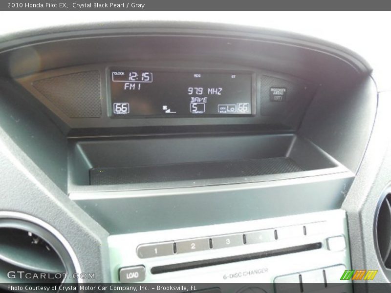 Crystal Black Pearl / Gray 2010 Honda Pilot EX