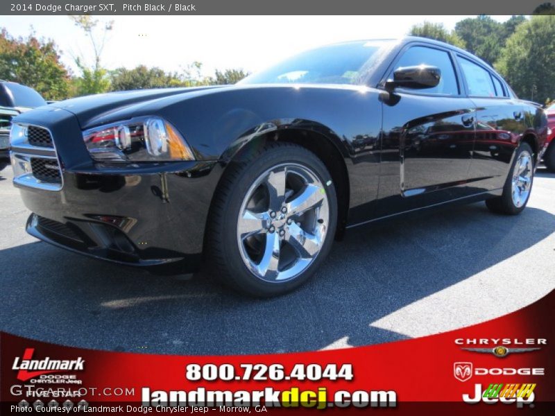 Pitch Black / Black 2014 Dodge Charger SXT