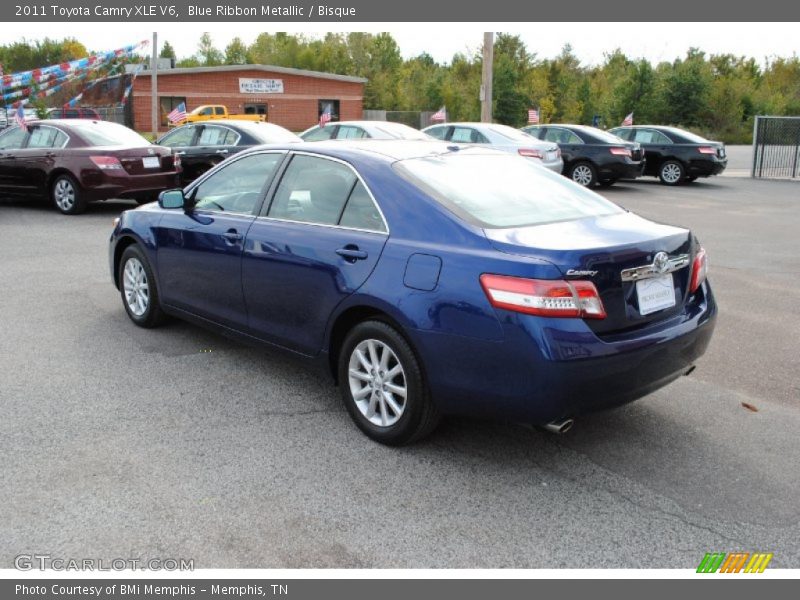 Blue Ribbon Metallic / Bisque 2011 Toyota Camry XLE V6