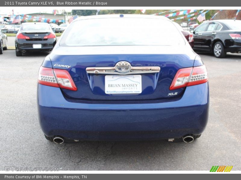 Blue Ribbon Metallic / Bisque 2011 Toyota Camry XLE V6