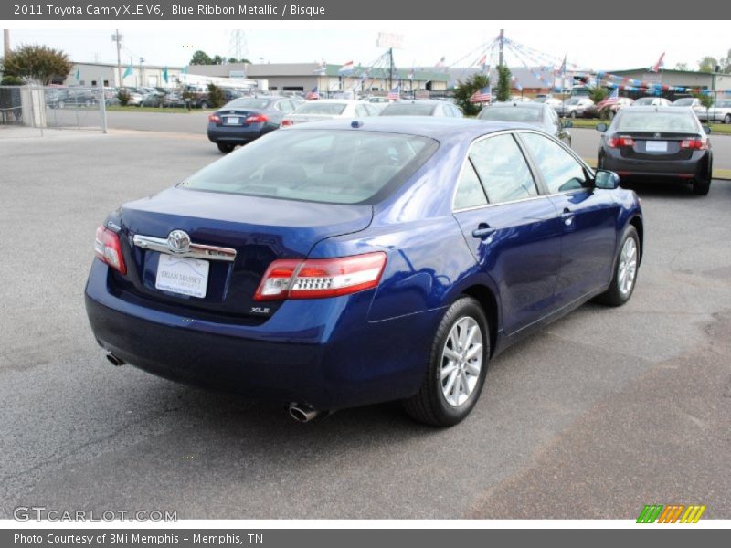 Blue Ribbon Metallic / Bisque 2011 Toyota Camry XLE V6