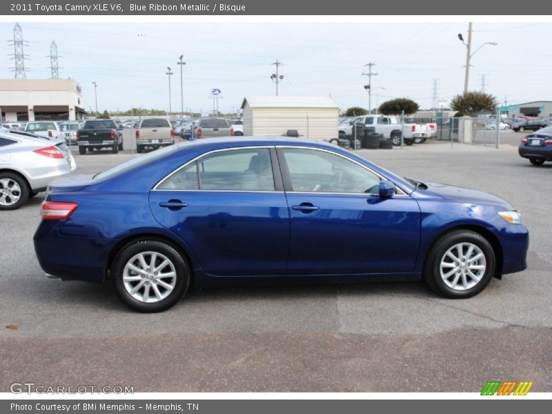 Blue Ribbon Metallic / Bisque 2011 Toyota Camry XLE V6
