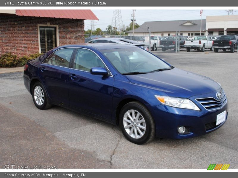 Blue Ribbon Metallic / Bisque 2011 Toyota Camry XLE V6