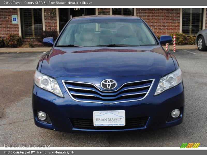 Blue Ribbon Metallic / Bisque 2011 Toyota Camry XLE V6