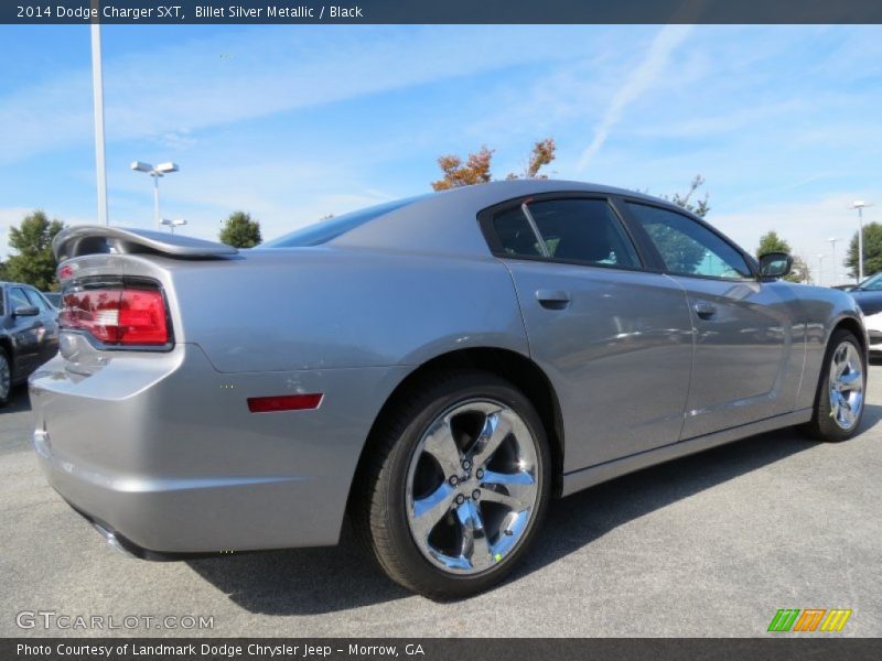 Billet Silver Metallic / Black 2014 Dodge Charger SXT