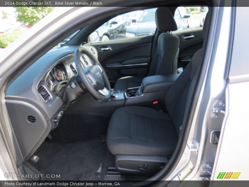 Billet Silver Metallic / Black 2014 Dodge Charger SXT