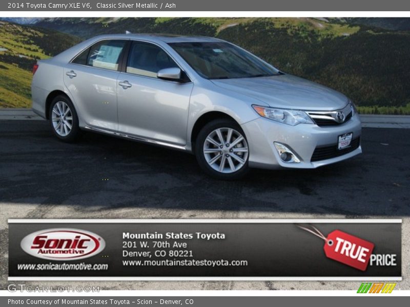 Classic Silver Metallic / Ash 2014 Toyota Camry XLE V6