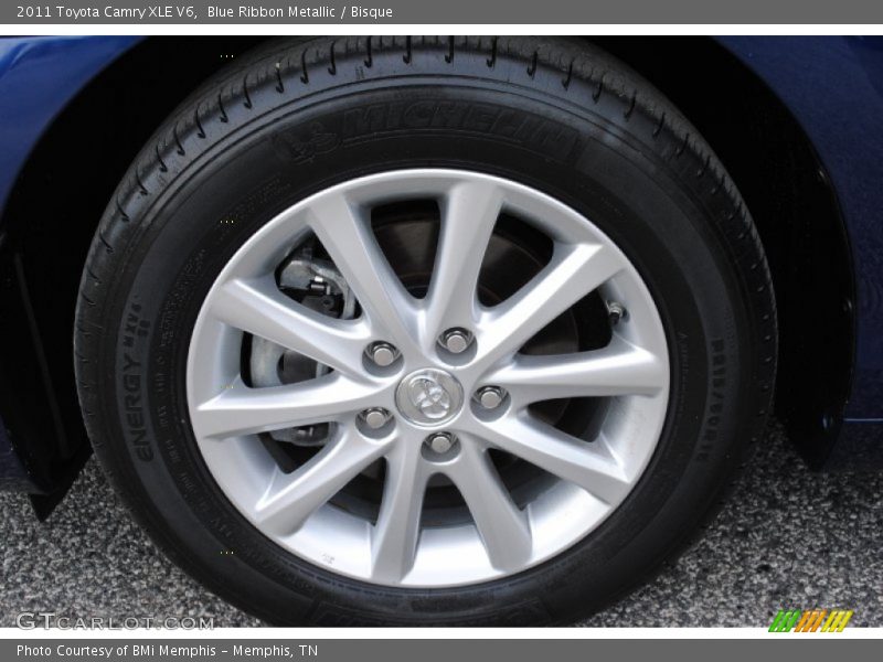 Blue Ribbon Metallic / Bisque 2011 Toyota Camry XLE V6