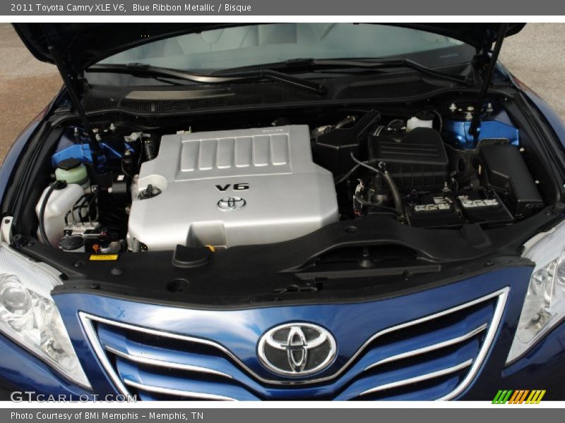 Blue Ribbon Metallic / Bisque 2011 Toyota Camry XLE V6